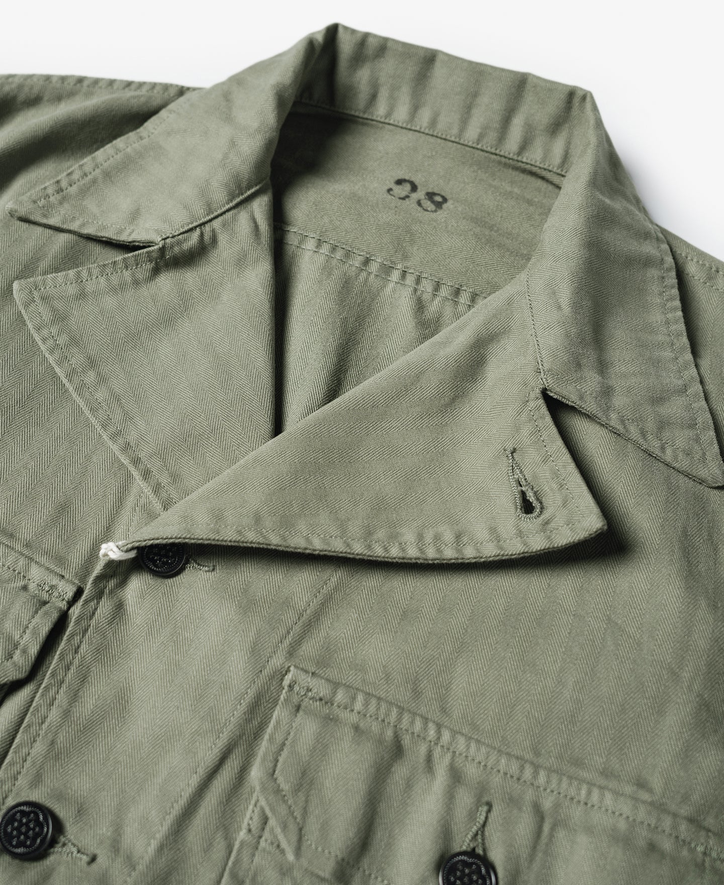 US Army M-41 HBT Fatigue Jacket - Image 11