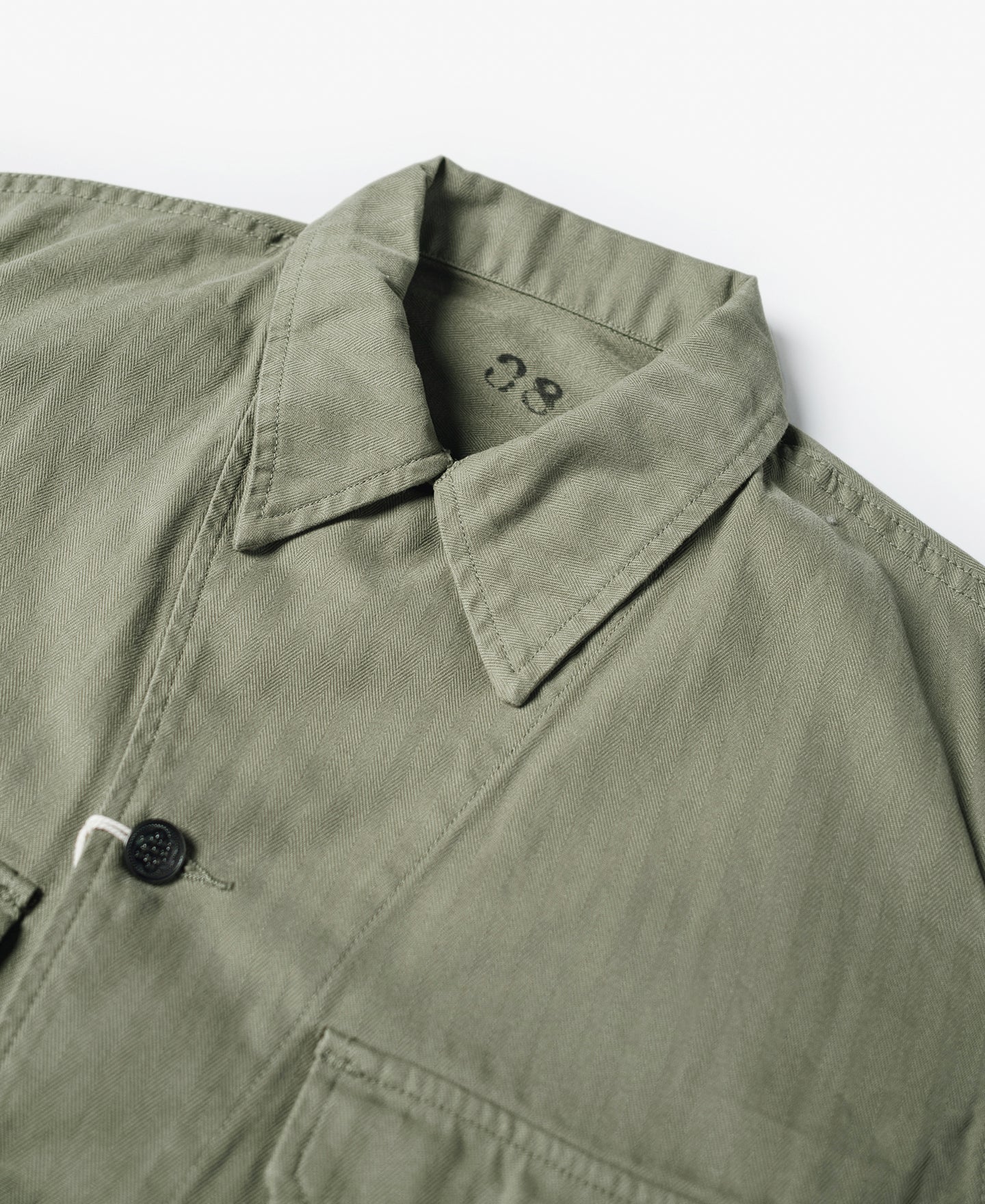 US Army M-41 HBT Fatigue Jacket - Image 9