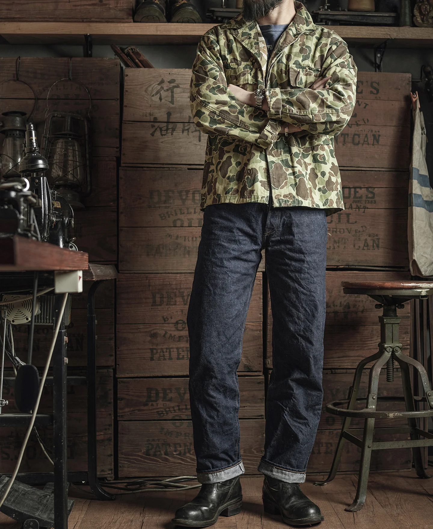 US Army M-43 Camo Jacket - Image 3