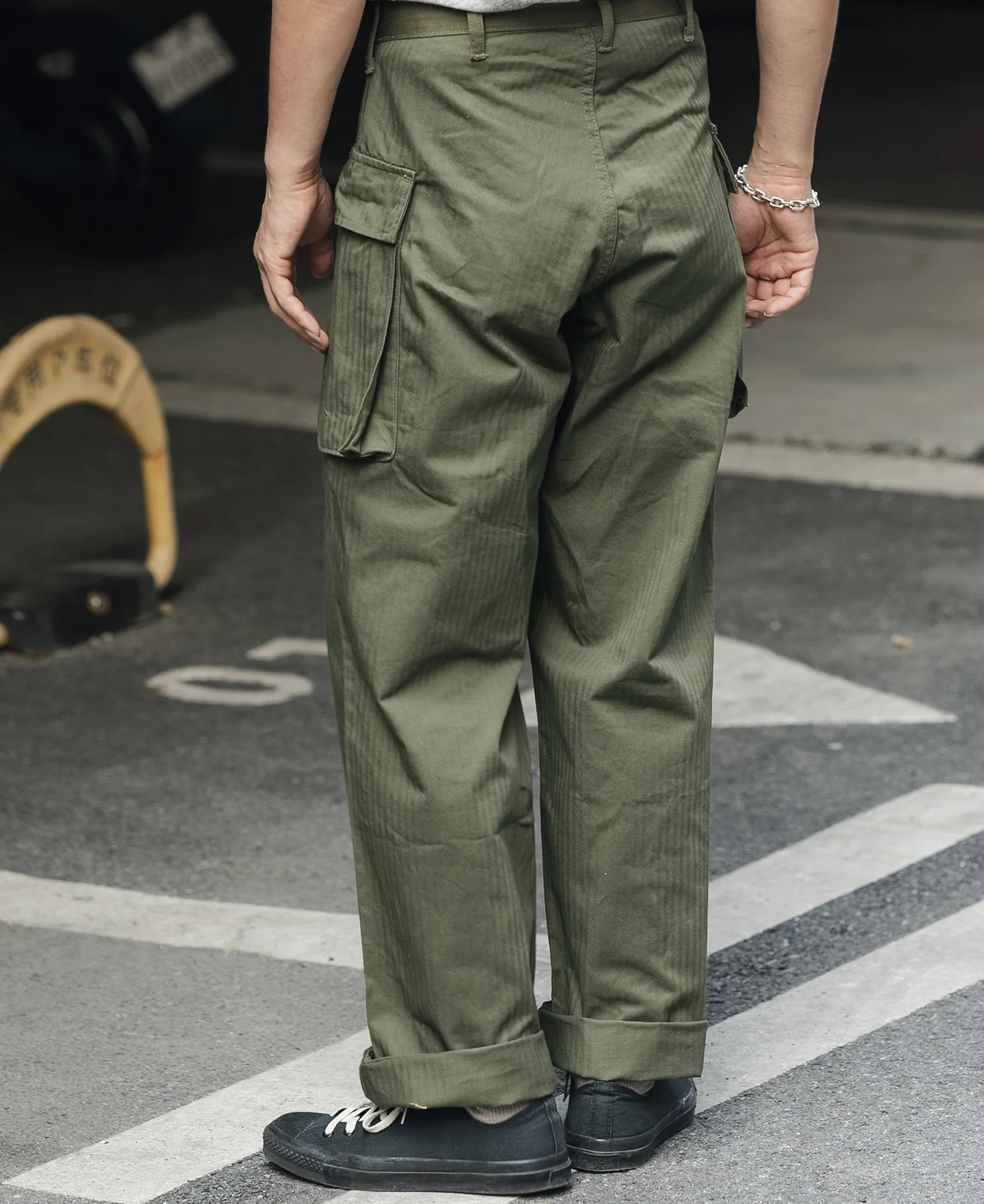 US Army M-43 HBT Fatigue Trousers - Image 5