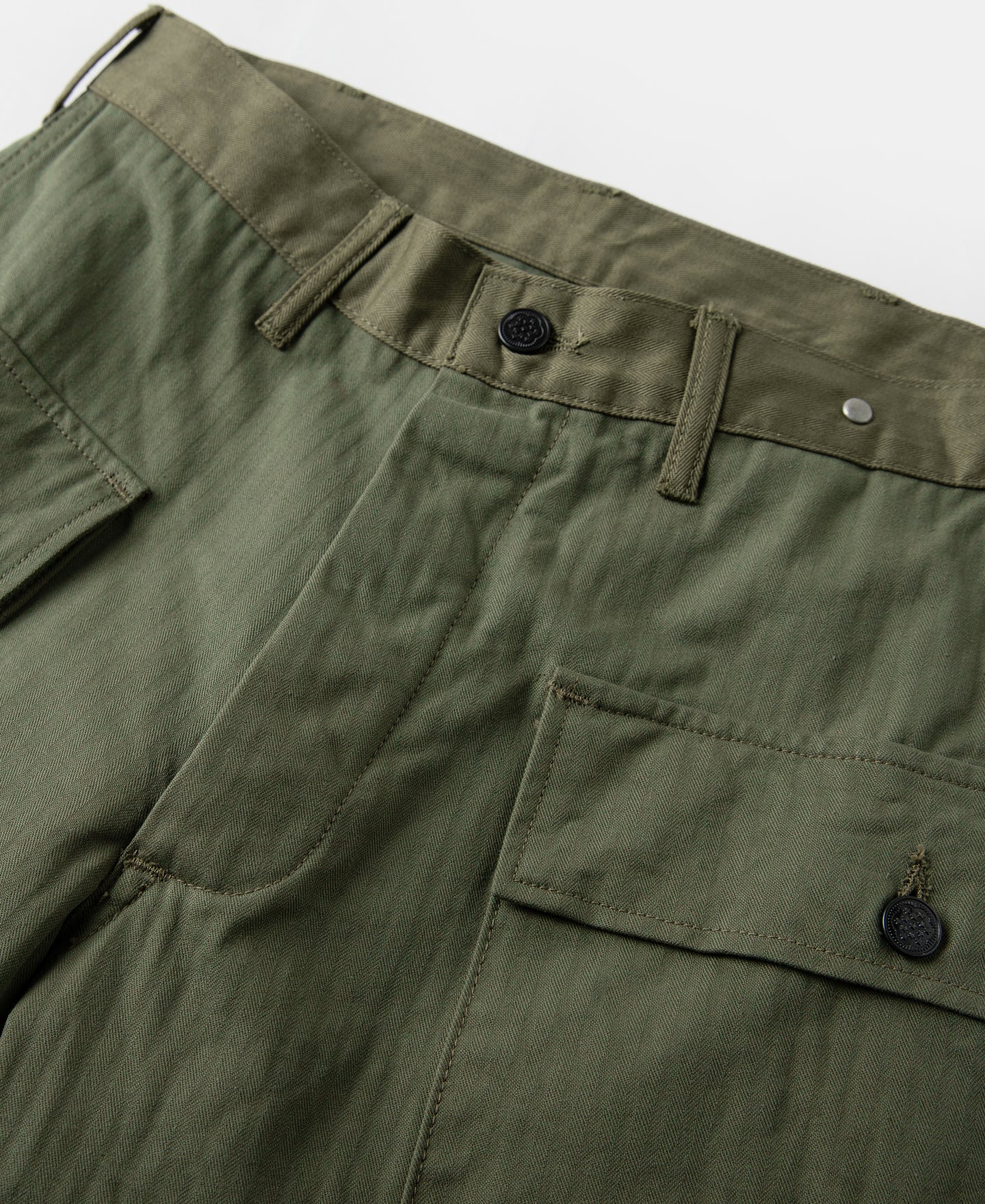 US Army M-43 HBT Fatigue Trousers - Image 6