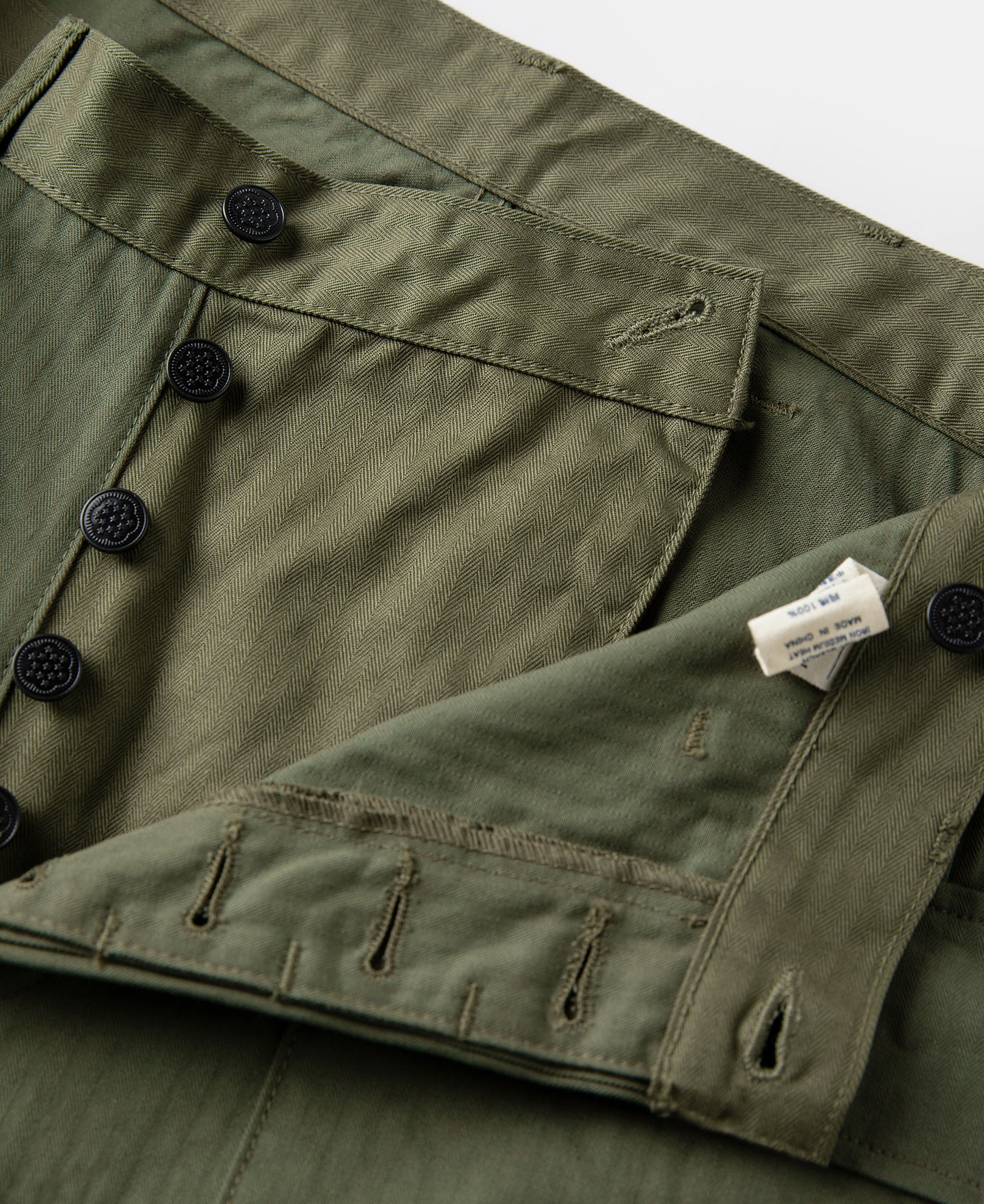 US Army M-43 HBT Fatigue Trousers - Image 7