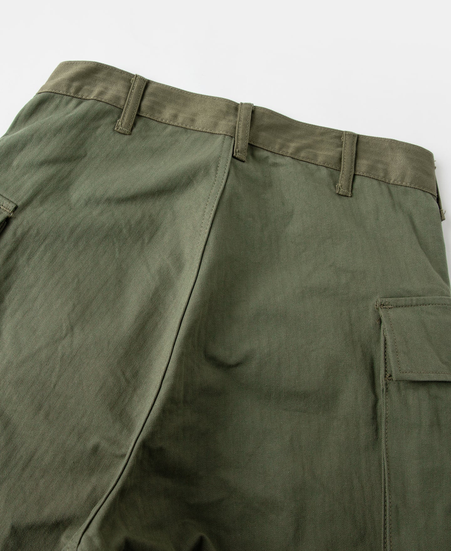 US Army M-43 HBT Fatigue Trousers - Image 9