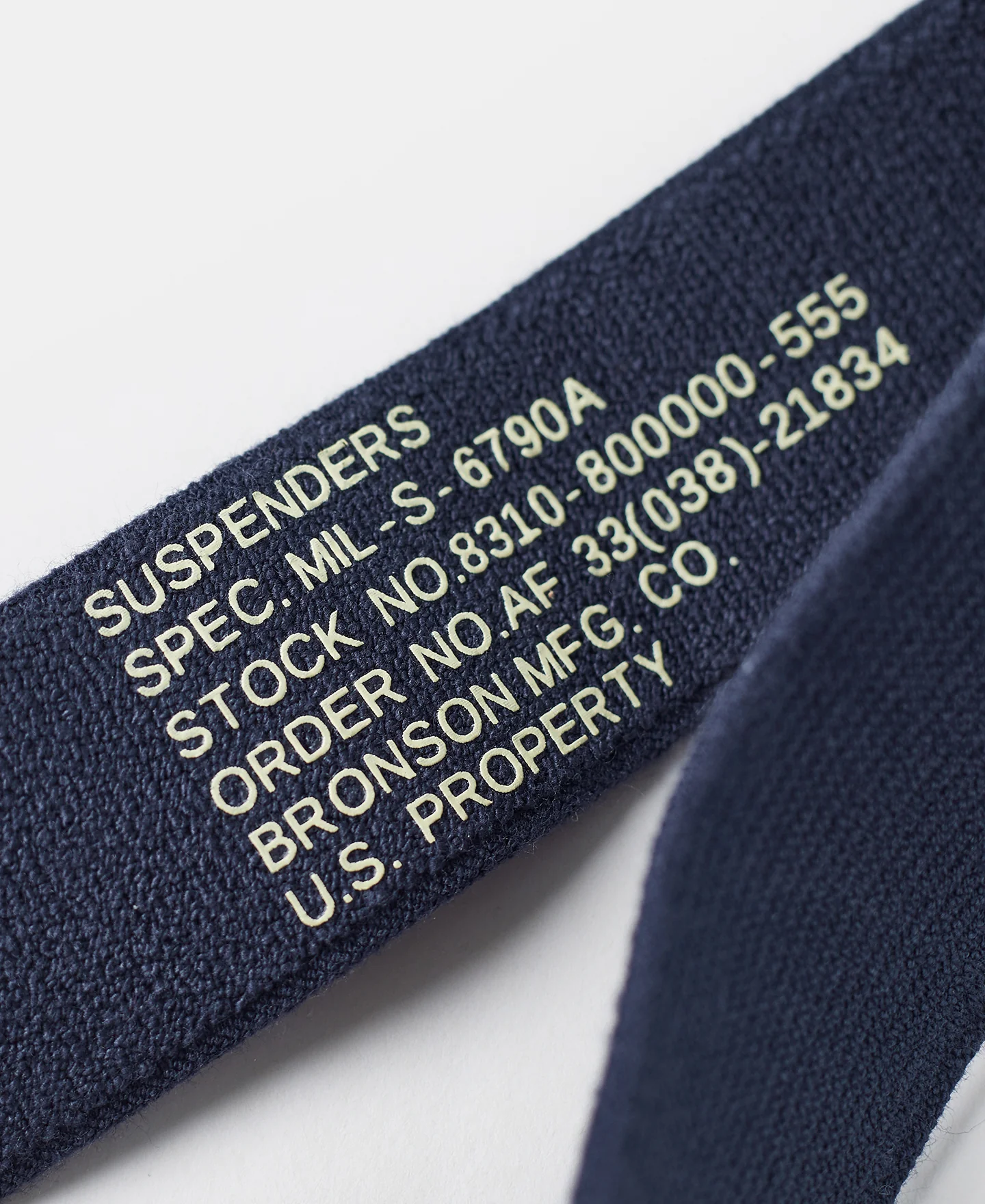 USAF X Back Suspenders - Navy - Image 7