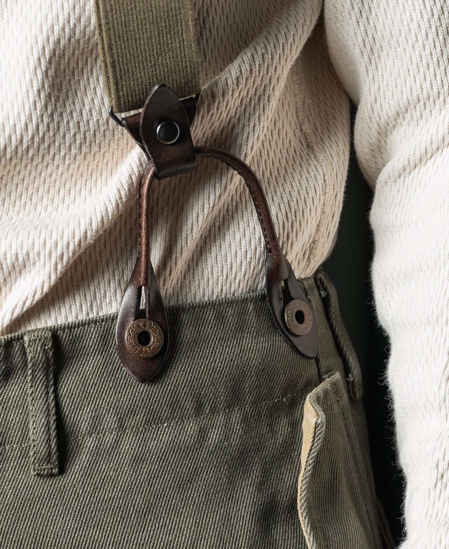 USAF X Back Suspenders - Olive - Image 6