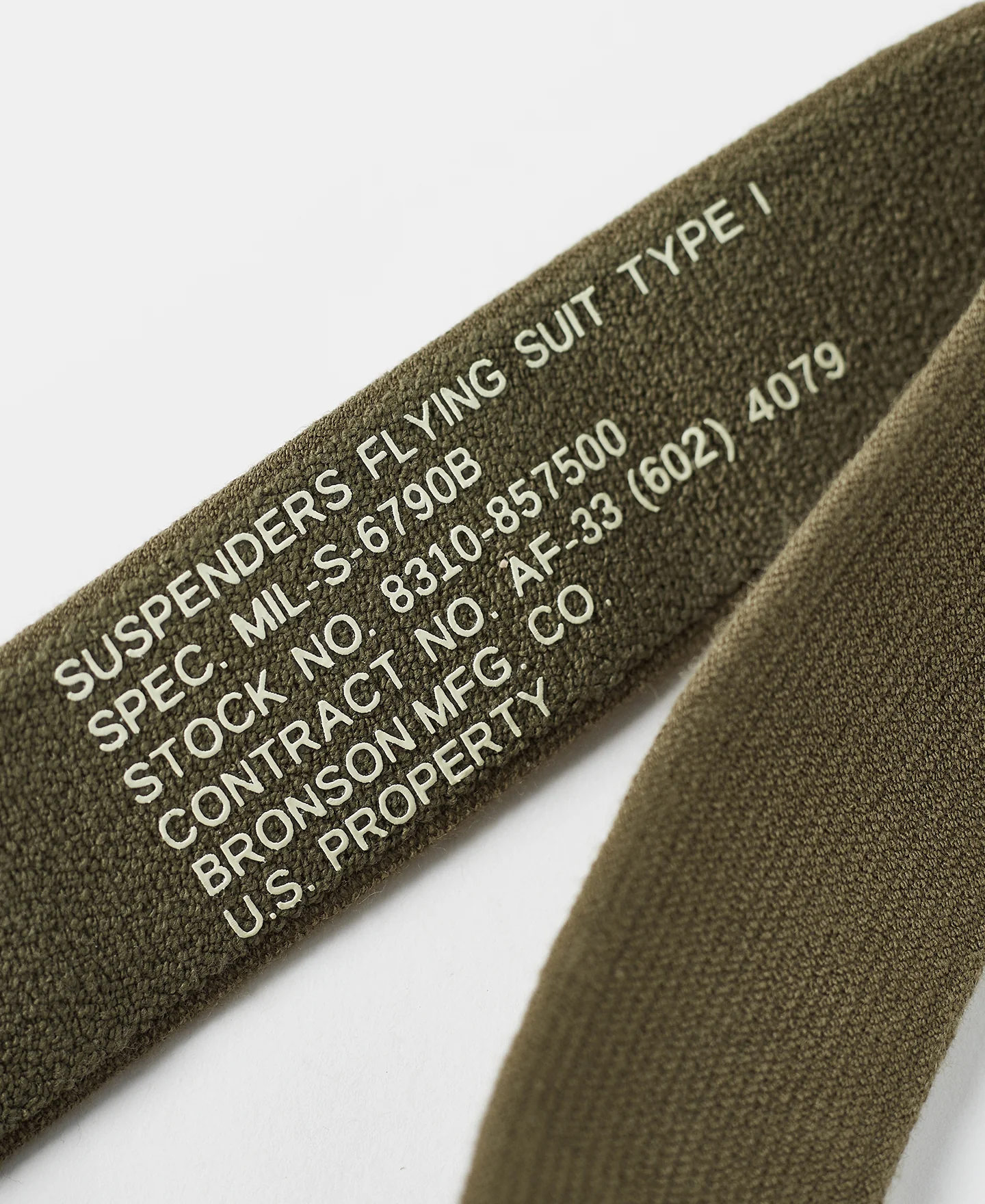 USAF X Back Suspenders - Olive - Image 9