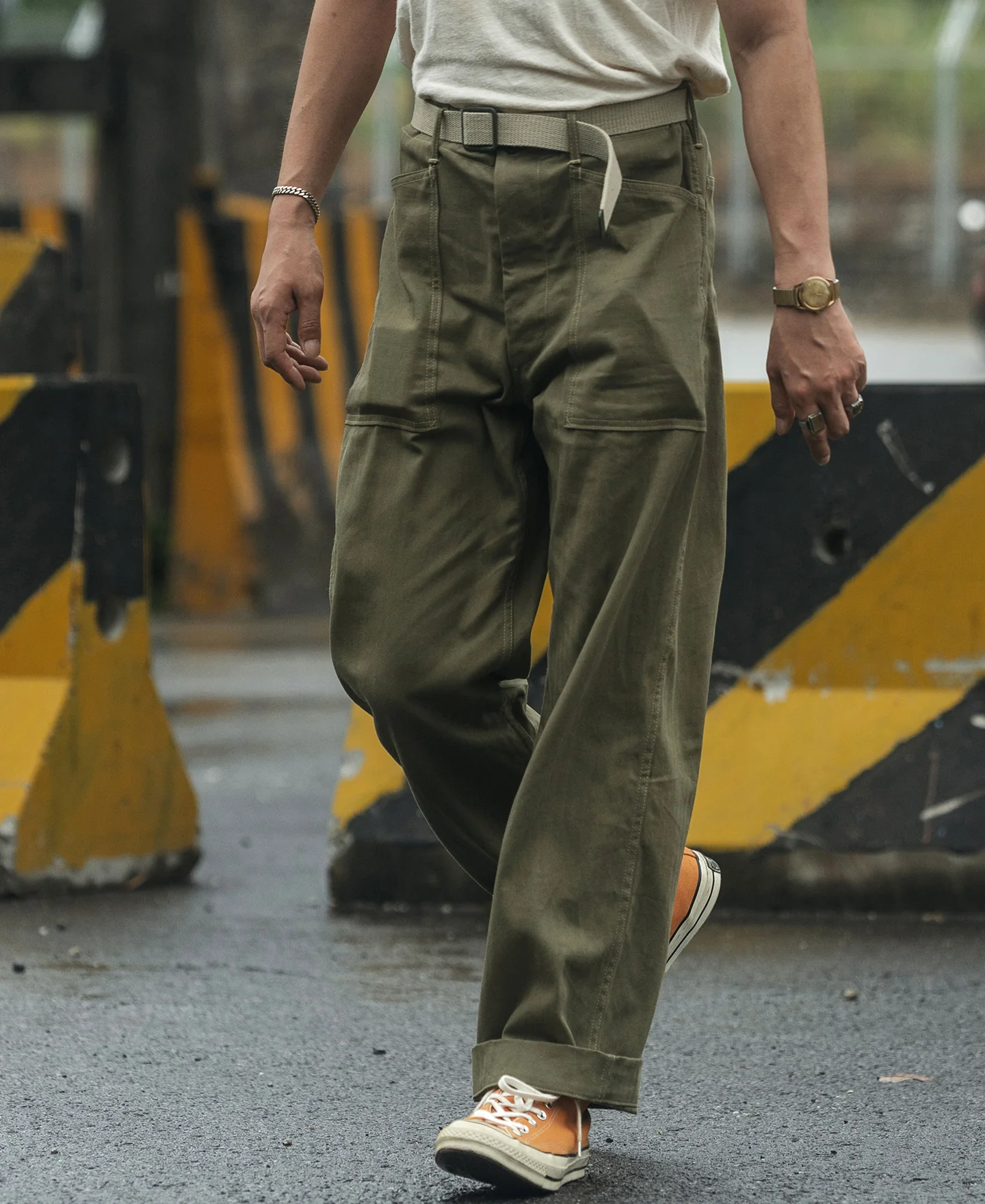 USMC P-41 HBT Utility Fatigue Trousers - Image 3