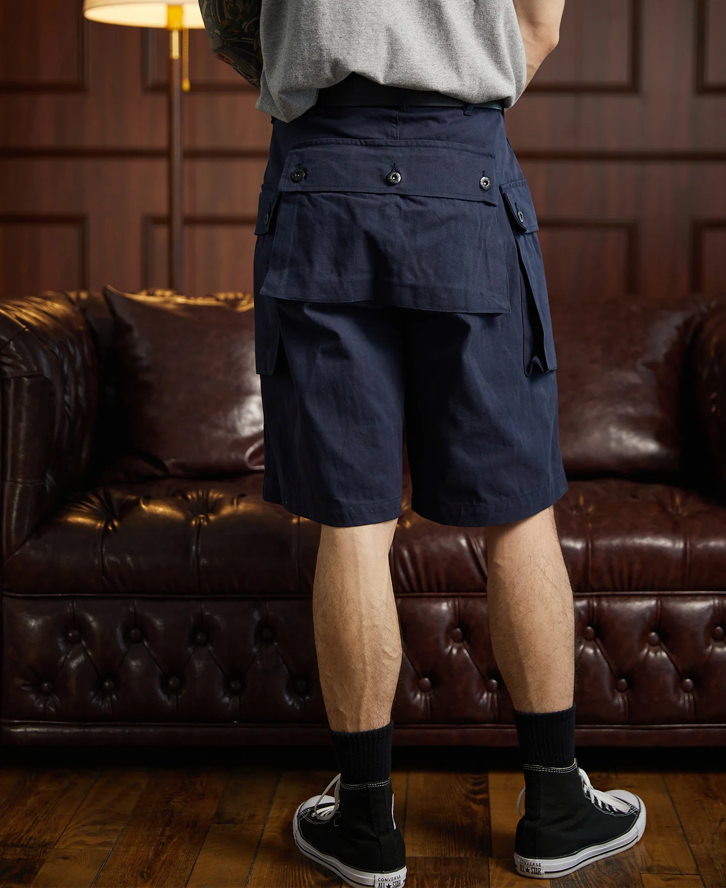 USMC P-44 Utility Shorts - Navy - Image 7
