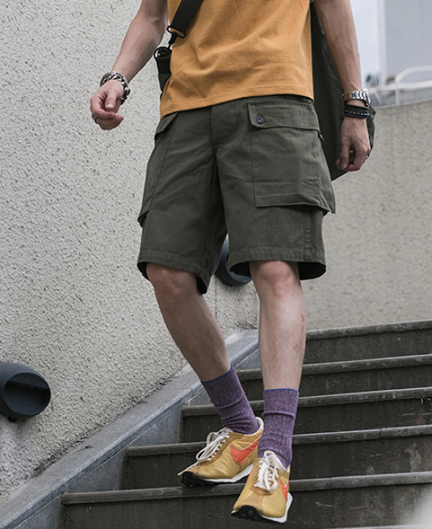 USMC P-44 Utility Shorts - Olive - Image 3