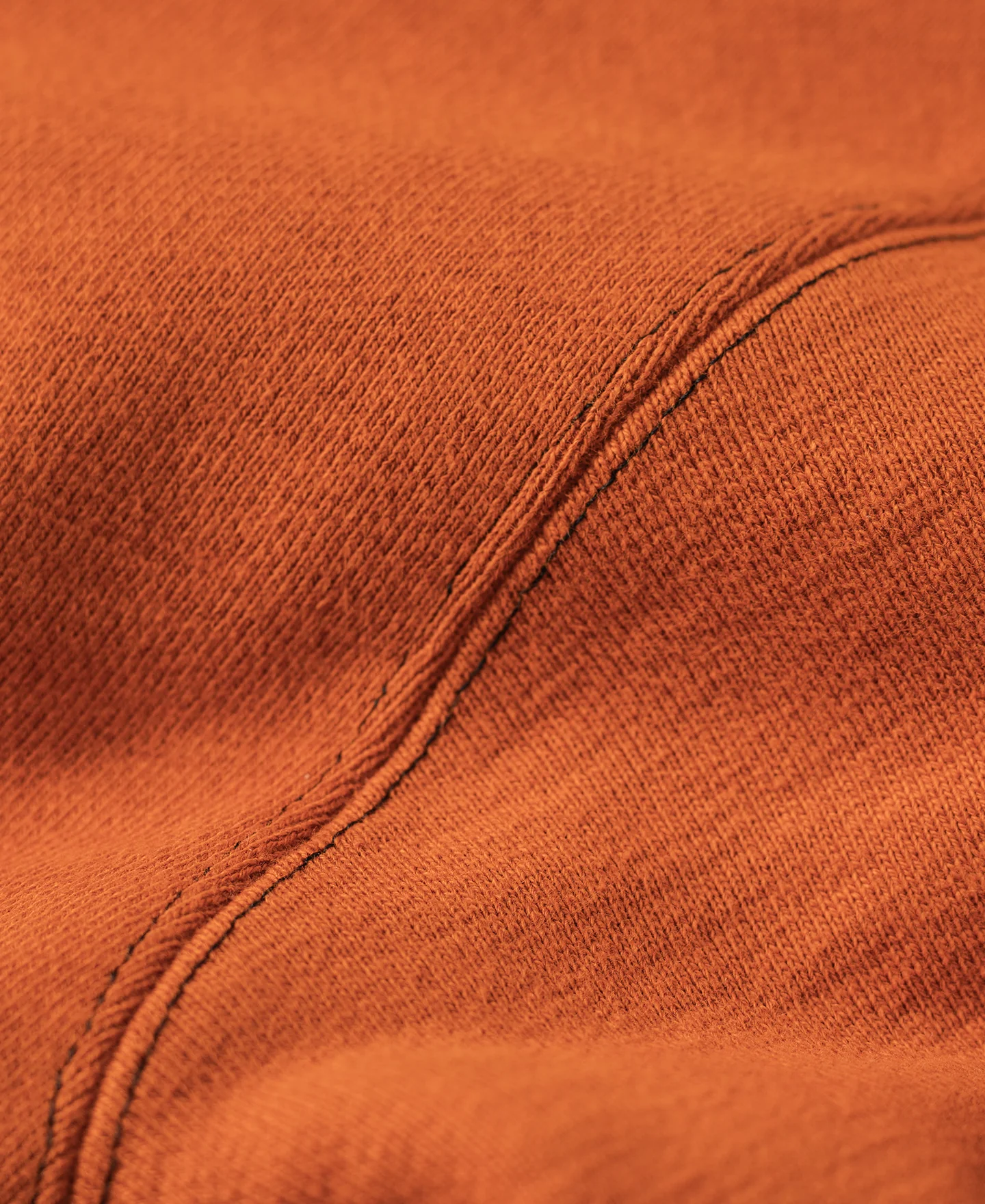 V-Inset Two-Tone Sweatshirt - Orange - Image 10