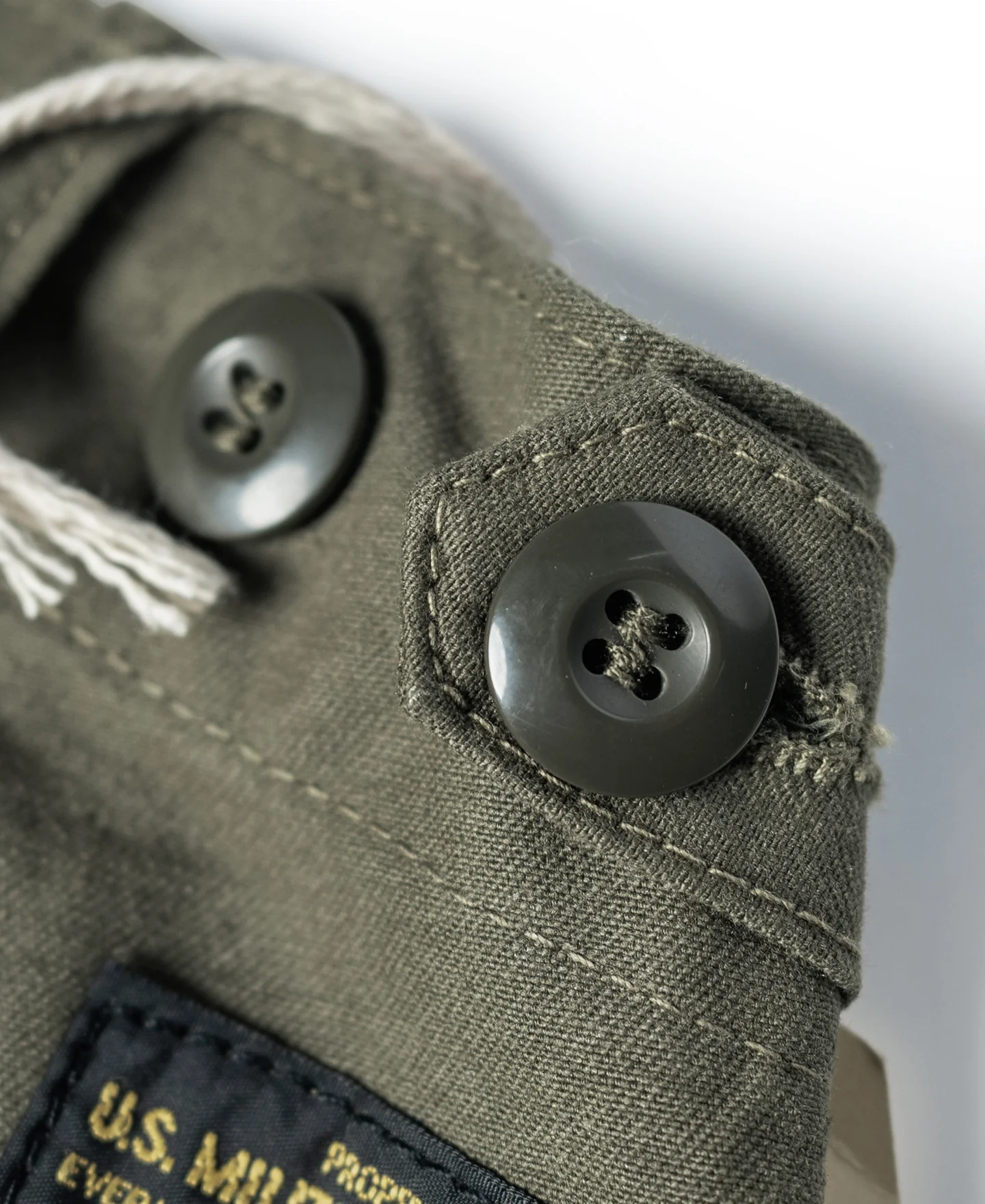 Vietnam War OG-107 Fatigue Utility Shorts - Olive - Image 15