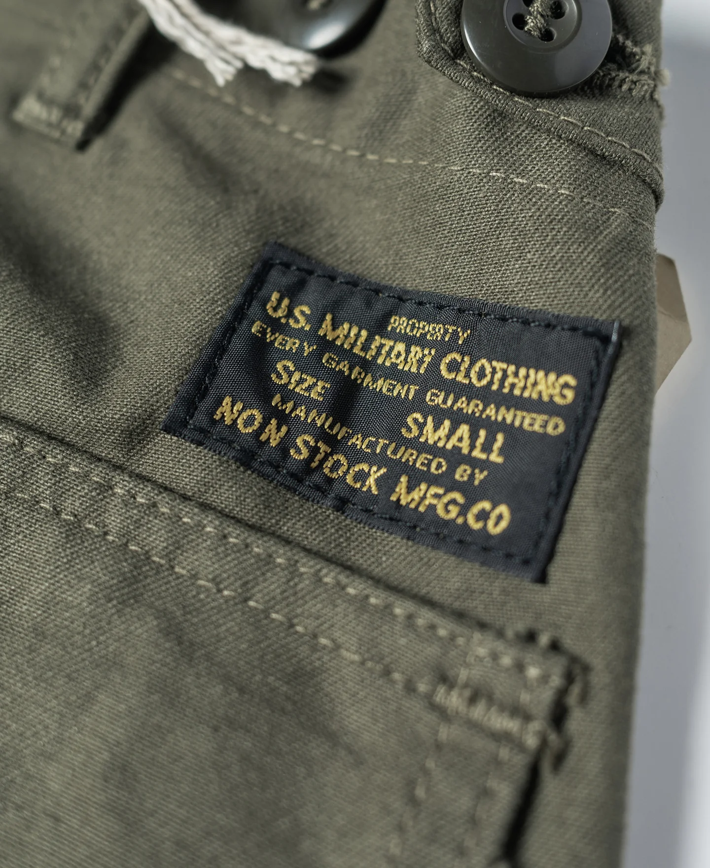 Vietnam War OG-107 Fatigue Utility Shorts - Olive - Image 16