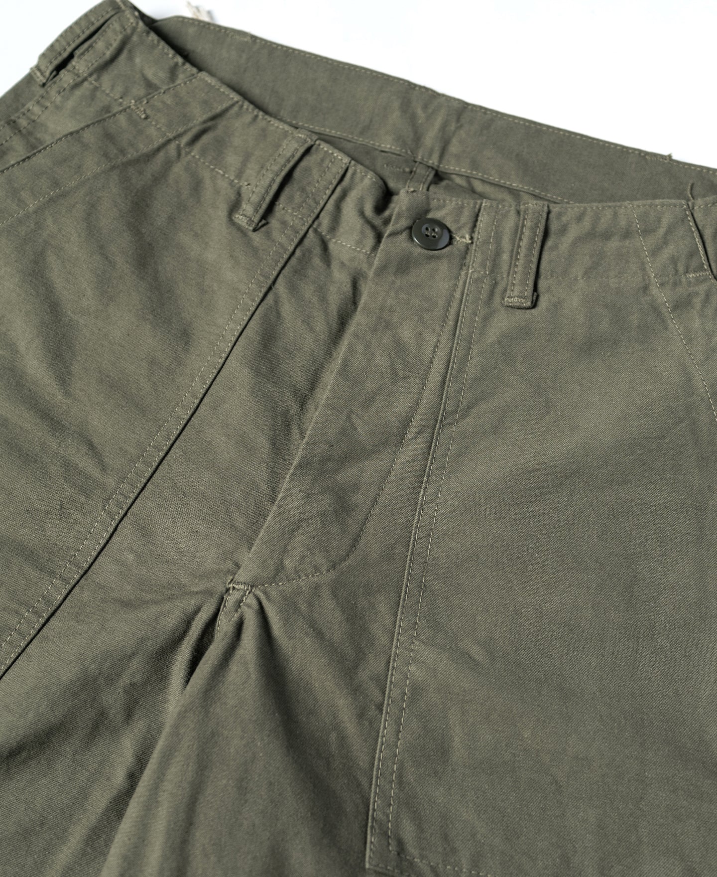 Vietnam War OG-107 Fatigue Utility Shorts - Olive - Image 7