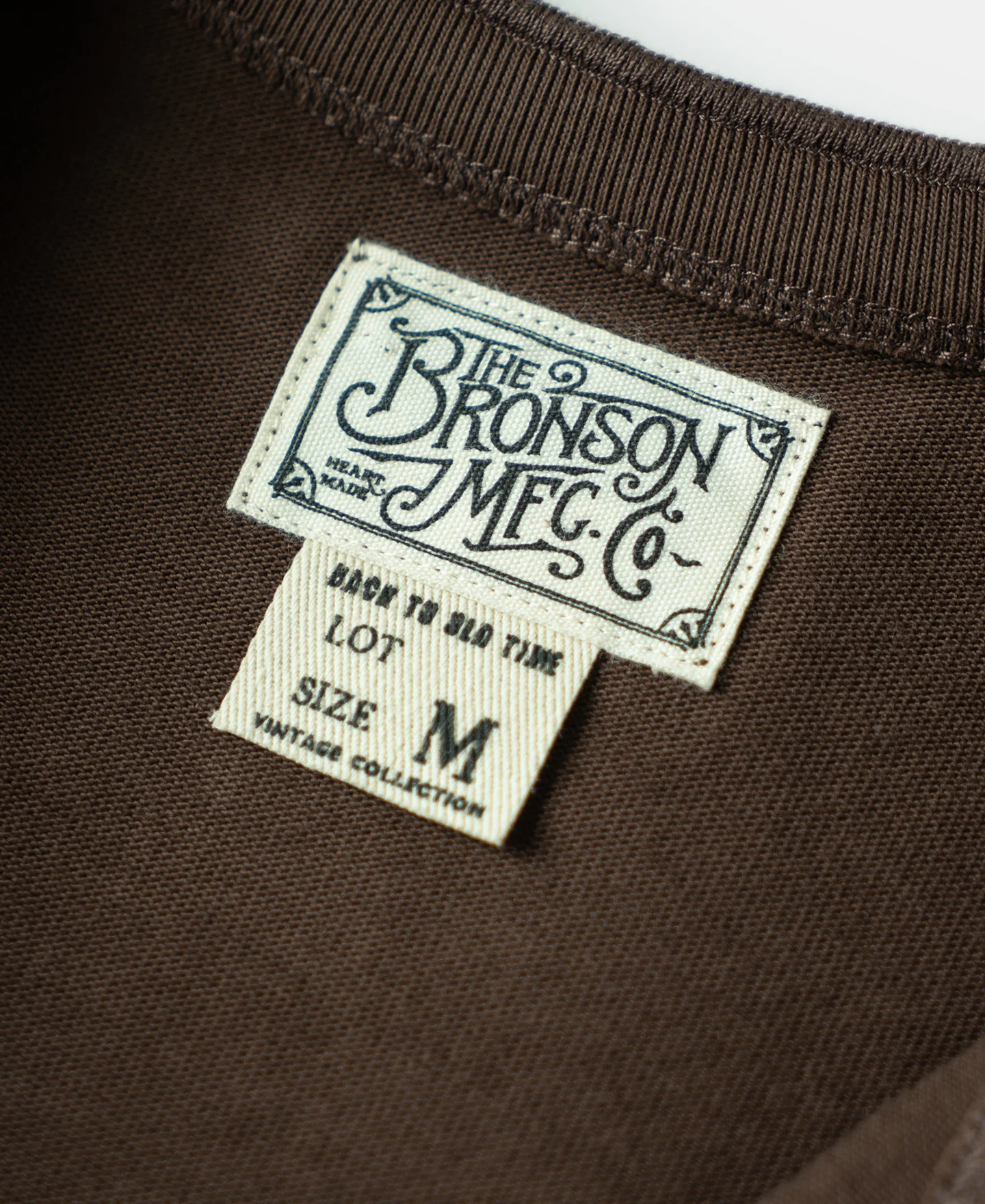 Vintage Long Sleeve Henley Shirt - Coffee - Image 5