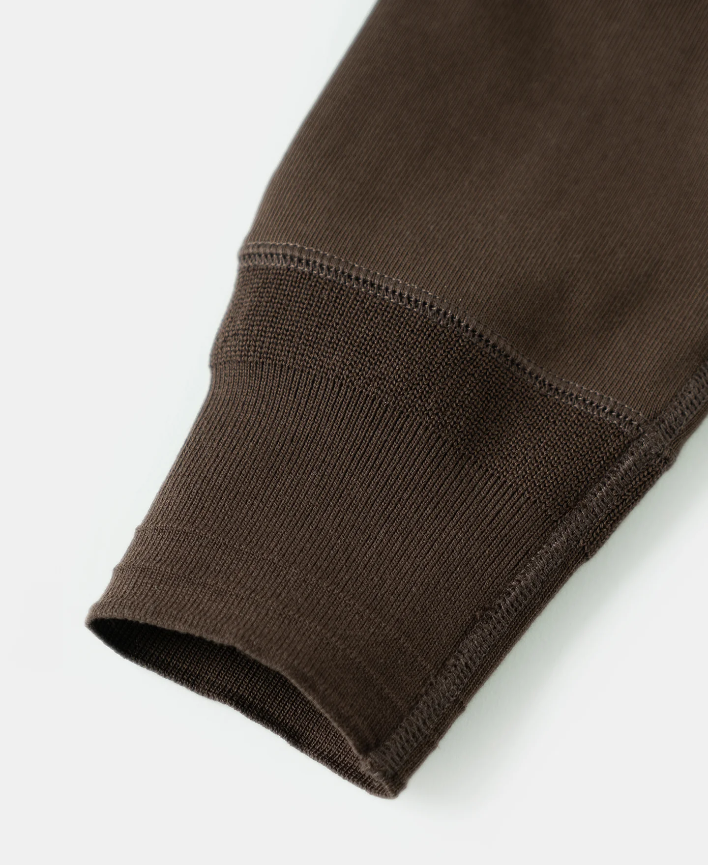 Vintage Long Sleeve Henley Shirt - Coffee - Image 7