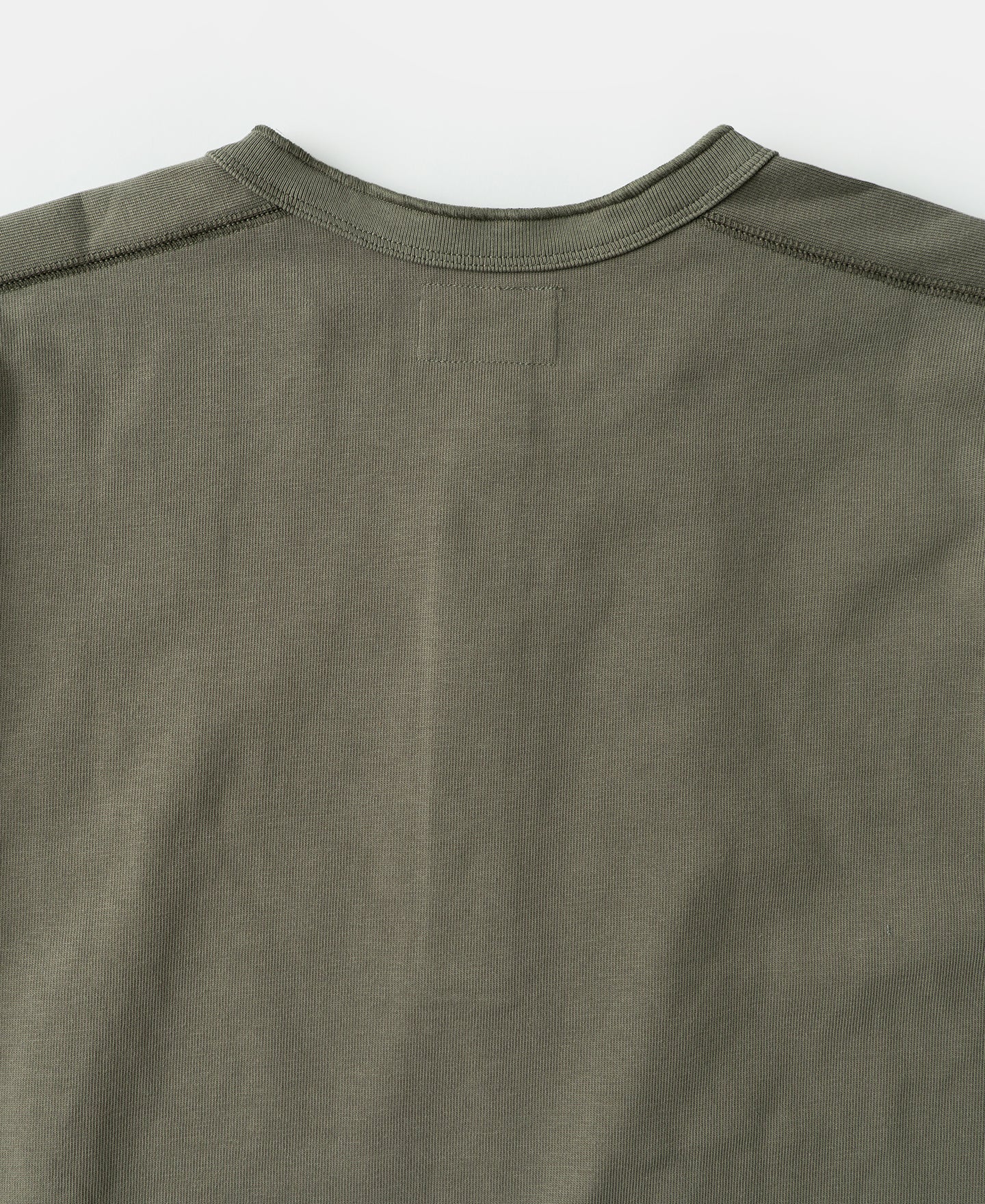 Vintage Long Sleeve Henley Shirt - Light Olive - Image 6