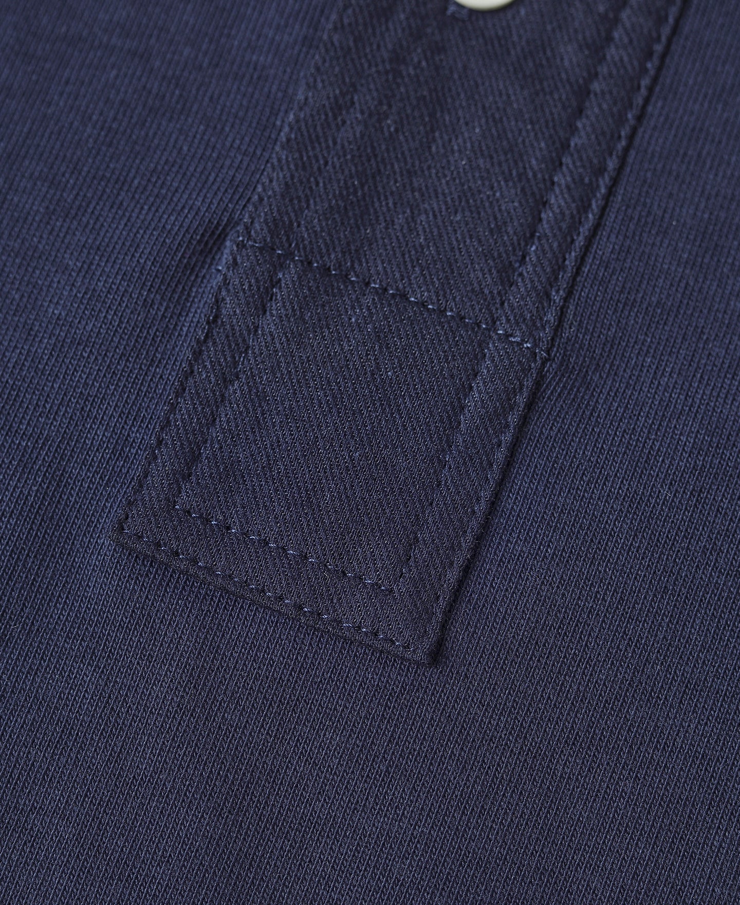 Vintage Short Sleeve Henley T-Shirt - Navy - Image 10