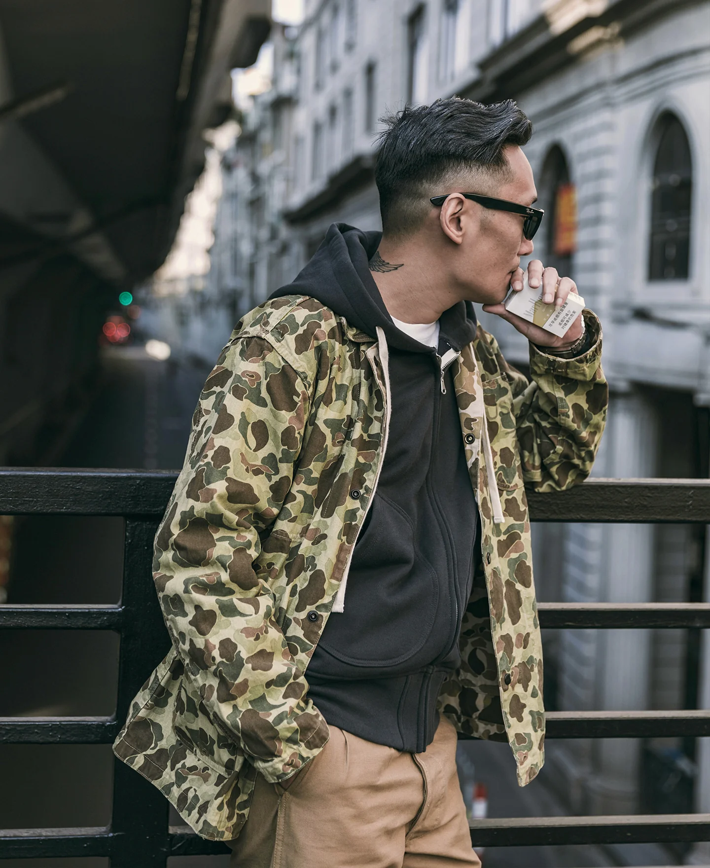 WWII USMC Type P-42 Duck Hunter Camo Jacket - Image 6