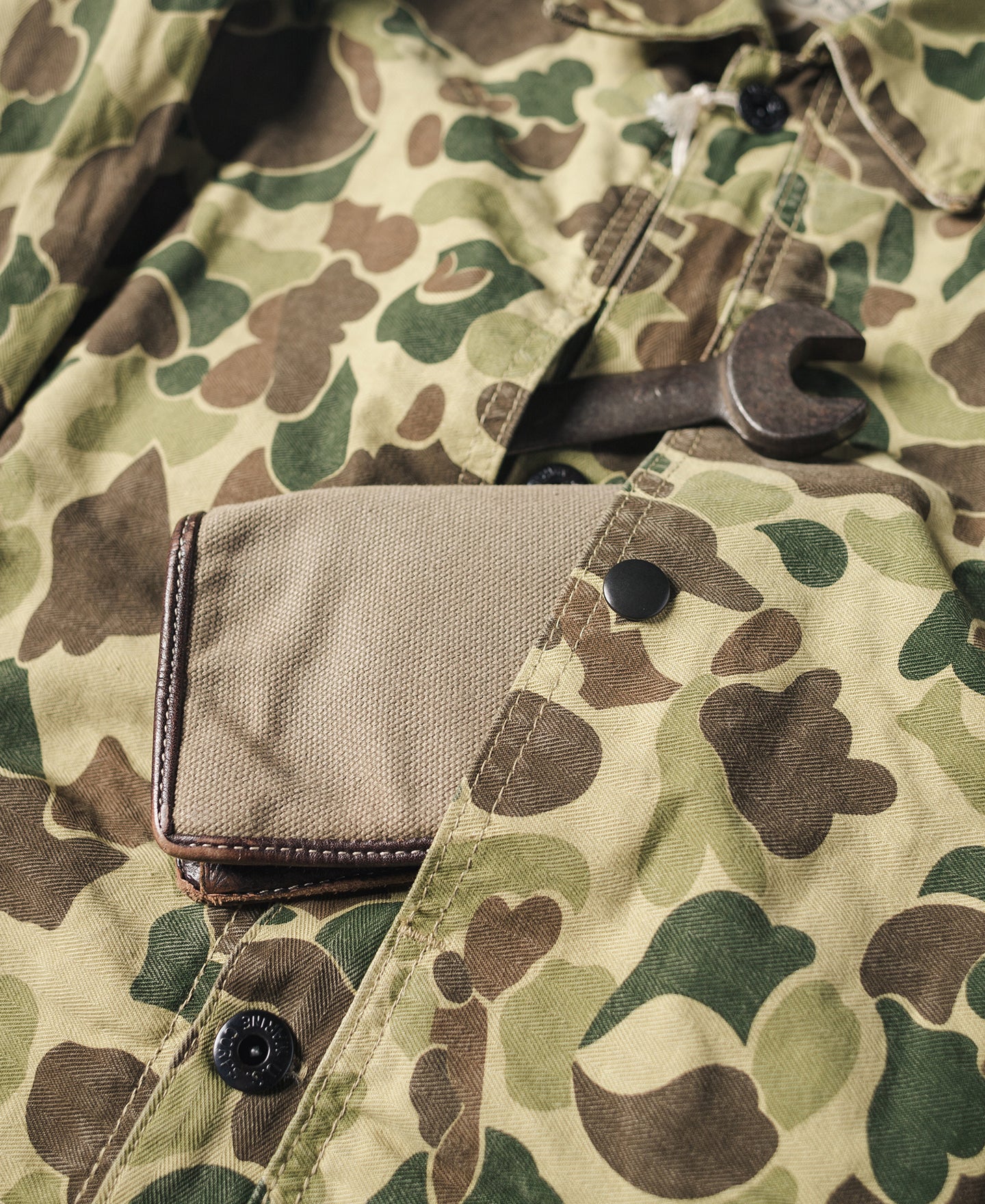 WWII USMC Type P-44 HBT Duck Hunter Camo Jacket - Image 13