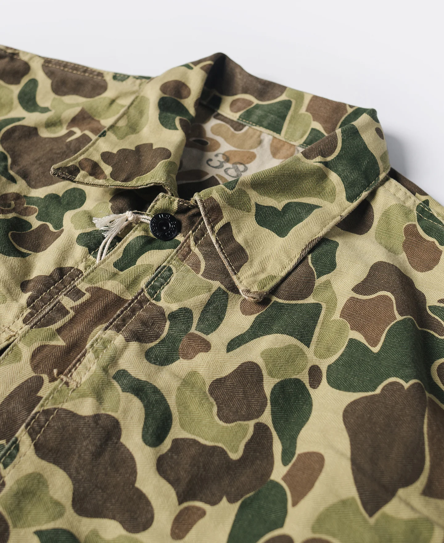 WWII USMC Type P-44 HBT Duck Hunter Camo Jacket - Image 9