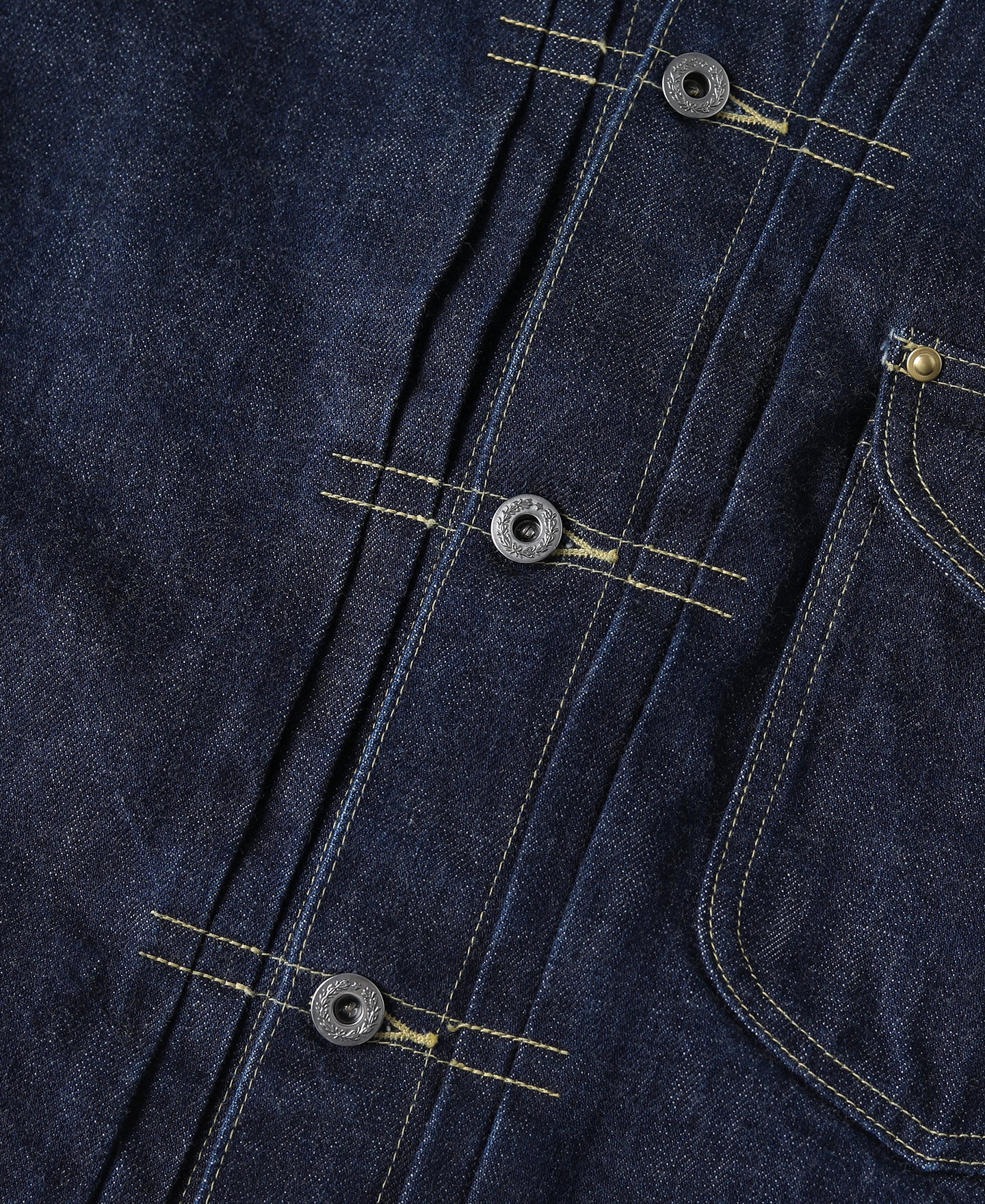 WWII Simplified Model Cowboy Selvedge Denim Jacket - Image 10