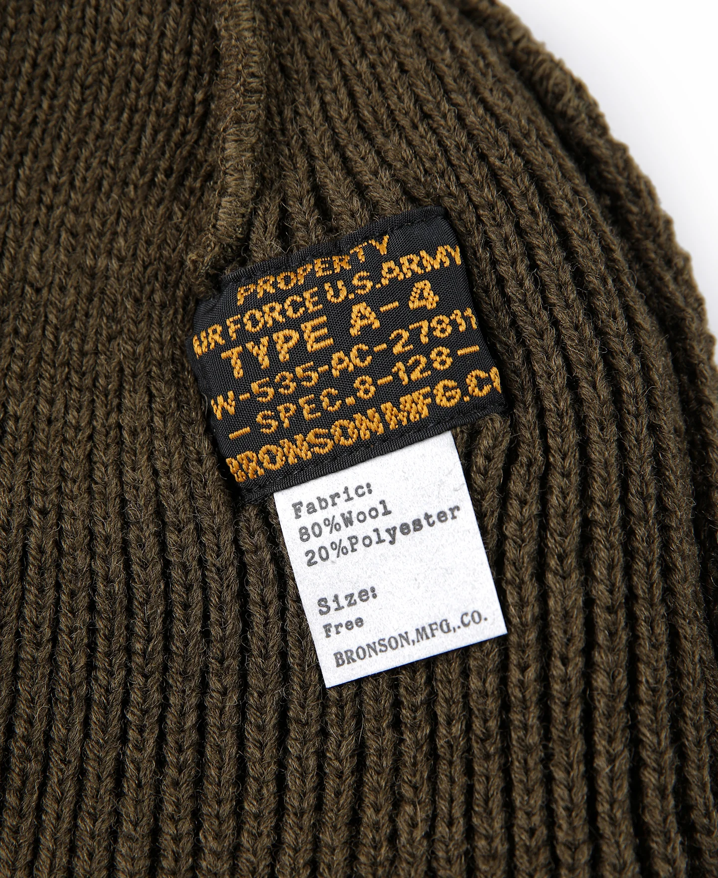 WWII USAAF A-4 Watch Cap - Olive - Image 11