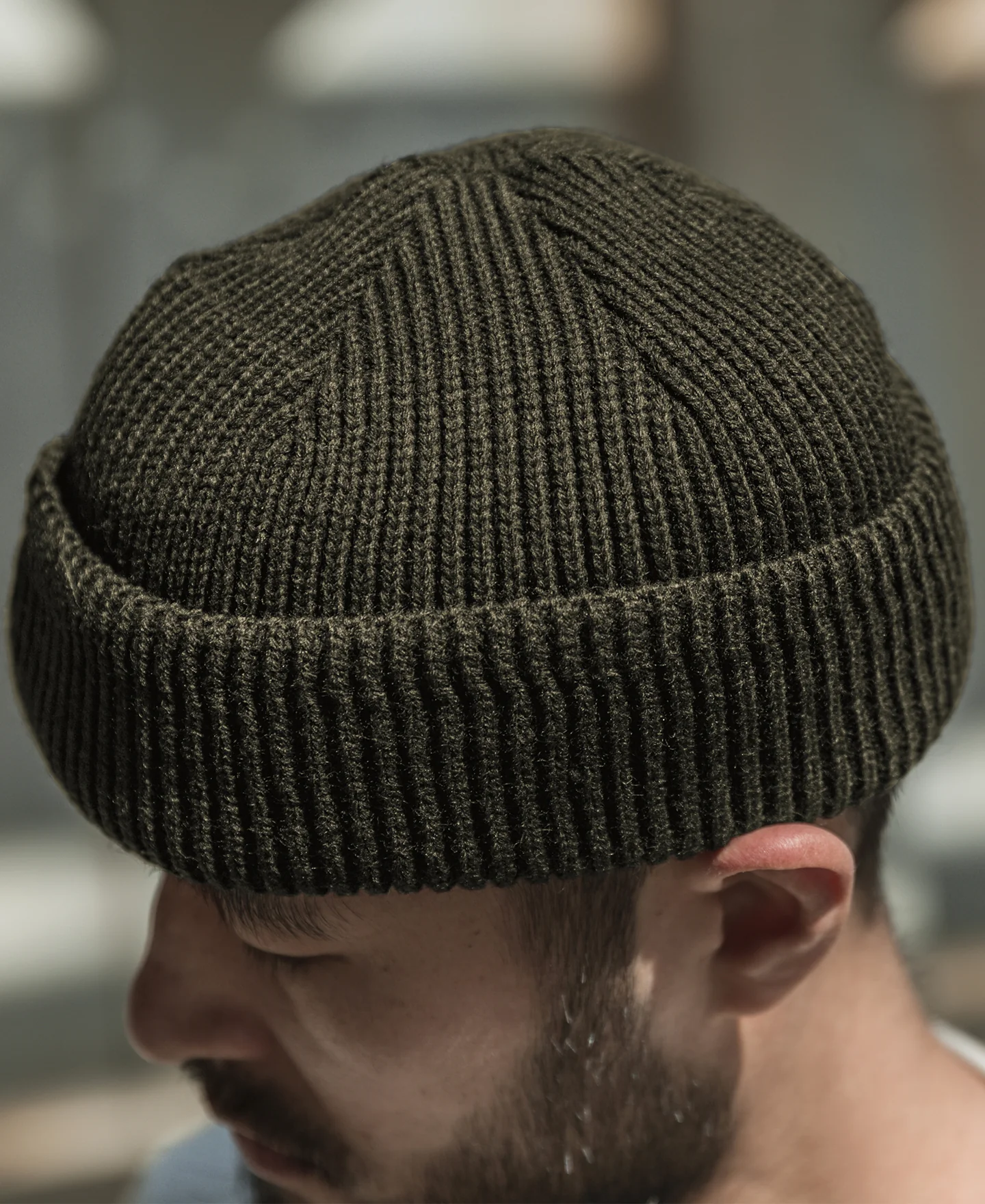 WWII USAAF A-4 Watch Cap - Olive - Image 5